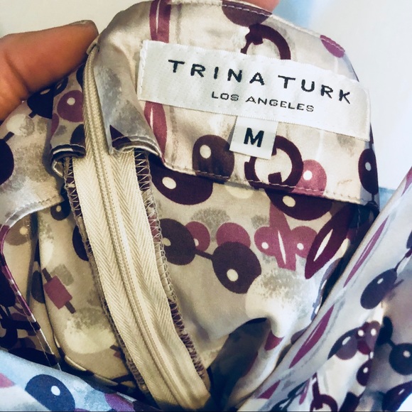 New no tags never worn Trina Turk silk halter top - Picture 3 of 4